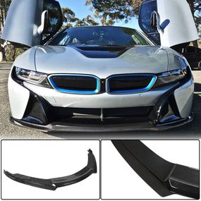 Передний Бампер Лип Спойлер (Карбон) для BMW I8 2014-2020 гг