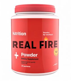 Комплекс до тренування AB PRO Real Fire 250 g /20 servings/ Апельсин