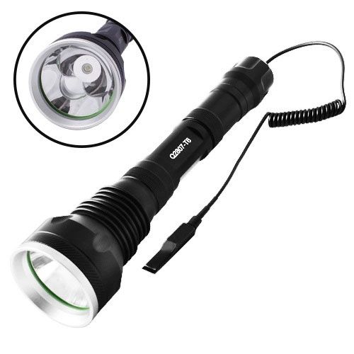 Ліхтар Police Q2807 T6, потужний, під рушницю, винос. кнопка, 1 або 2 акумулятори 18650, зарядка 220V/12V (47275-2807_591) | Зображення 4