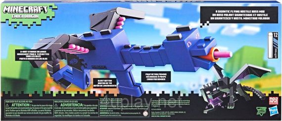 Бластер Nerf Minecraft Ender Dragon Нерф Майнкрафт Дракон края (Эндер-дракон) Оригинал | Зображення 2