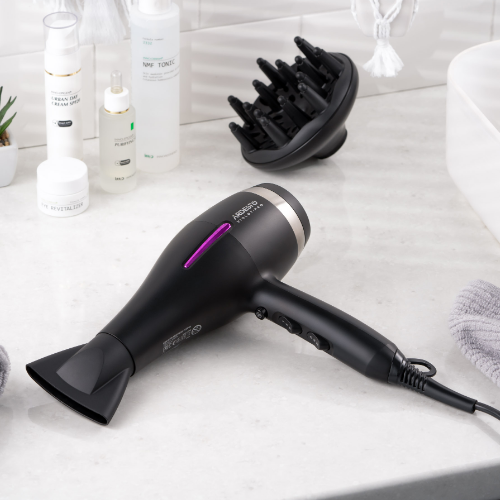 Фен для волосся 1850-2200W (2 швидкості/3 темпер.режими/дифузор) чорний HD-Y223PRO Violet PRO Ardesto | Зображення 4