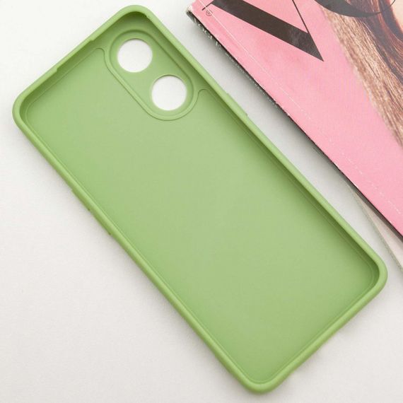 Силіконовий чохол Candy Full Camera для Oppo Reno 8 T 4G Фісташковий | Зображення 2