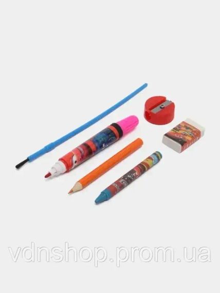 Набор для рисования 46 предметов / Детский набор художника / Набор для детского творчества | Зображення 2