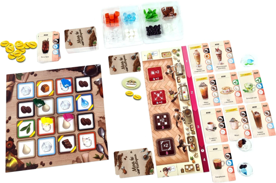 Настольная игра Моя кофейня (Coffee Rush) укр. | Зображення 6