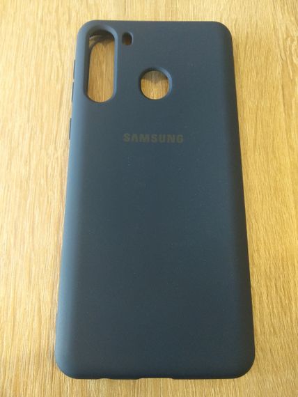 Чохол Silicone Cover Case для Samsung A21/A215 dark blue