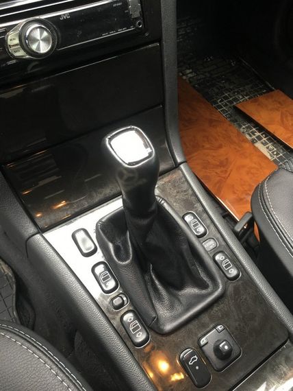 Чехол и ручка КПП без рамки (кожа) для Mercedes E-сlass W210 1995-2002 гг | Зображення 1