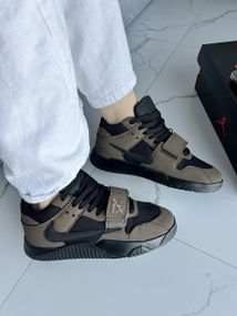 Кроссовки Jordan x Trav3is Sco3tt Cut The Check Jumpman Jack Dark Mocha , Вьетнам 2059 40