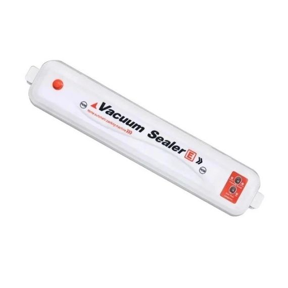 Вакуумний пакувальник продуктів білій Vacuum Sealer кухонний вакууматор для дому | Зображення 3