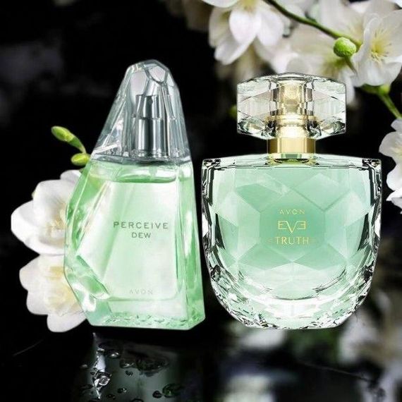 Парфюмерный набор Avon Perceive Dew и Eve Truth для Нее – 2 × 50 мл