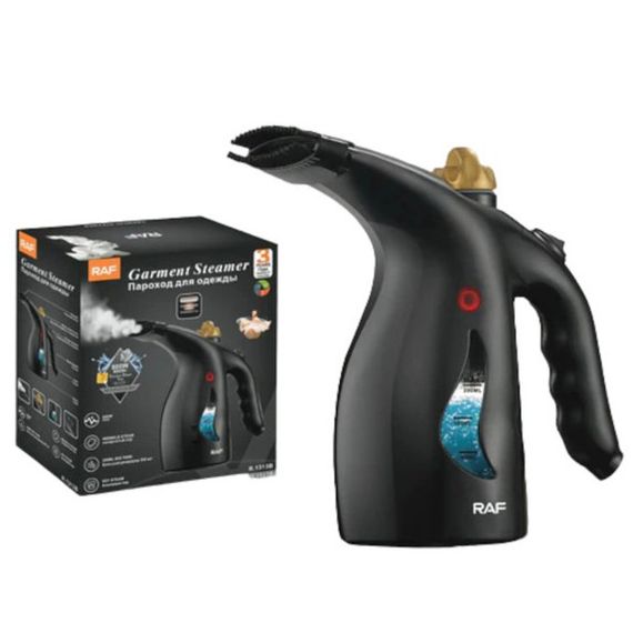 Ручной вертикальный отпариватель RAF R-1313B для одежды с мерной чашей для воды на WF-383 1000 Вт