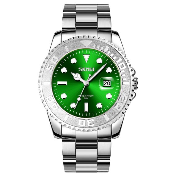 Чоловічий годинник Skmei 9295SIGN Silver-Green