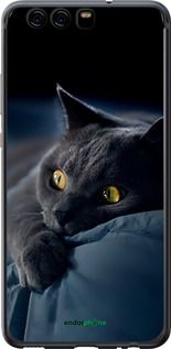 Чохол на Huawei P10 Димчастий кіт "825t-780-2448"