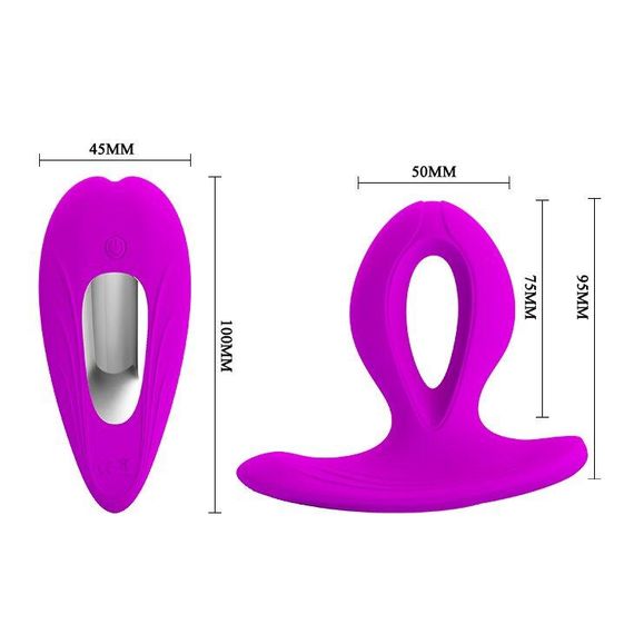 Універсальний вібромасажер для пар Pretty Love "Magic Fingers O Expander" BI-014479W Sex Aura | Зображення 6