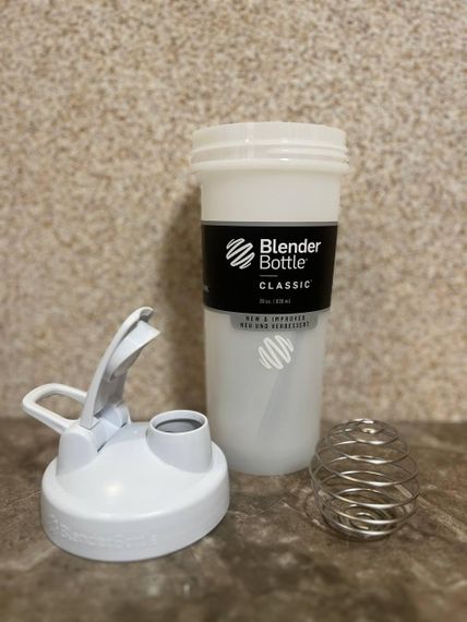 Спортивний шейкер BlenderBottle Classic Loop PRO 28oz/820ml White (500483) | Зображення 6