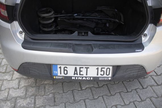 Накладка на задній бампер EuroCap (ABS) для Renault Clio IV 2012-2019 рр | Зображення 3