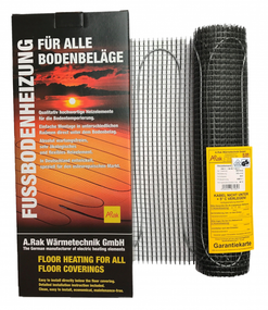 Мат нагрівальний Arnold Rak Standart FH-EC, 180 W/m2 (ø 3 мм) 3,5 м2 (630 Вт)