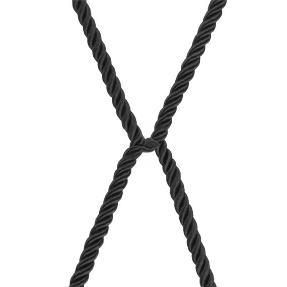 Мотузка - Rebellion Reign Black Bondage Rope, 10 м Sex Aura | Зображення 6