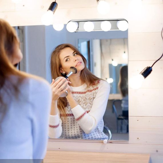 Светодиодная лампа-подсветка для зеркала на присосках Studio Glow, на батарейках / Беспроводная подсветка | Зображення 1