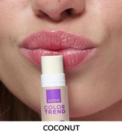 Бальзам для губ Avon Кокос / Coconut | Зволожуючий з легким відтінком 4 г