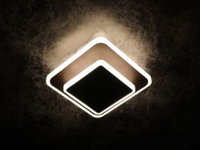 Сучасний креативний світильник стельовий LED для кухні ванної офісу 25464 Коричневий 6х15х15 см.