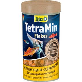 Корм сухий Tetra Min Flakes для тропічних акваріумних рибок в пластівцях 250 мл
