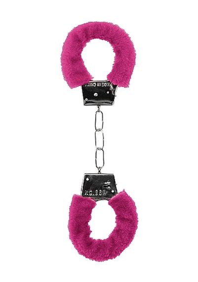 Наручники - Ouch! Beginner's Handcuffs Furry Pink Sex Aura | Зображення 1