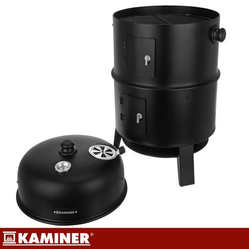 Садовий гриль із кришкою 44x80x42 см Kaminer 27323 | Зображення 4