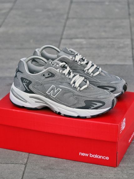 Кросівки New Balance весна-літо матеріал замш/шкіра/текстиль колір сірий | Зображення 5