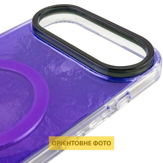 Чохол TPU Shiny Mountain (MagFit) для Apple iPhone 17 Air (6.6") Green / Blue Purple | Зображення 3