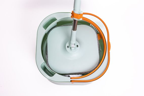 Набор для уборки швабра с отжимом и ведром профессиональная швабра с ведром Зеленый HP-35015-46 | Зображення 2