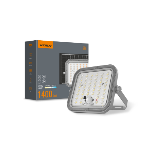 LED Прожектор 5000К 1400Lm автономний VL-FSO4-205-S Videx | Зображення 2