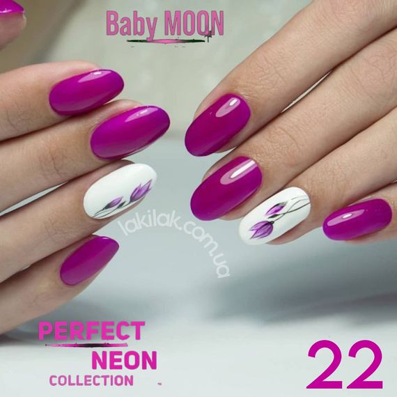 Гель-лак BABY MOON Perfect Neon №22, 6 мл