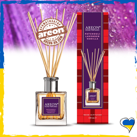 Аромадифузор Areon Home Perfume Tartan Patchouli Lavender Vanilla 150ml