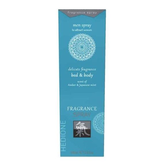 Спрей для тела и постели с феромонами и афродизиаками Shiatsu Fragrance Янтарь и японская мята,100мл sexstyle | Зображення 1
