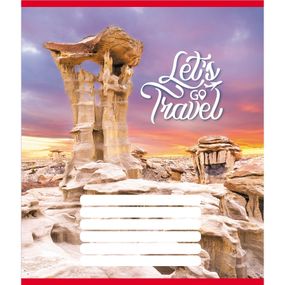 Тетрадь ученическая "В путешествие" 024-550276K-5 в клеточку, 24 листа