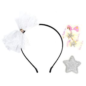 Дитячий набір "Принцеса" 0105-036-4 обруч, резинка, затискач