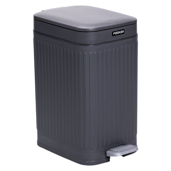 Відро для сміття з педаллю 5л відро для сміття з кришкою і педаллю Сірий HP-45-11G | Зображення 5