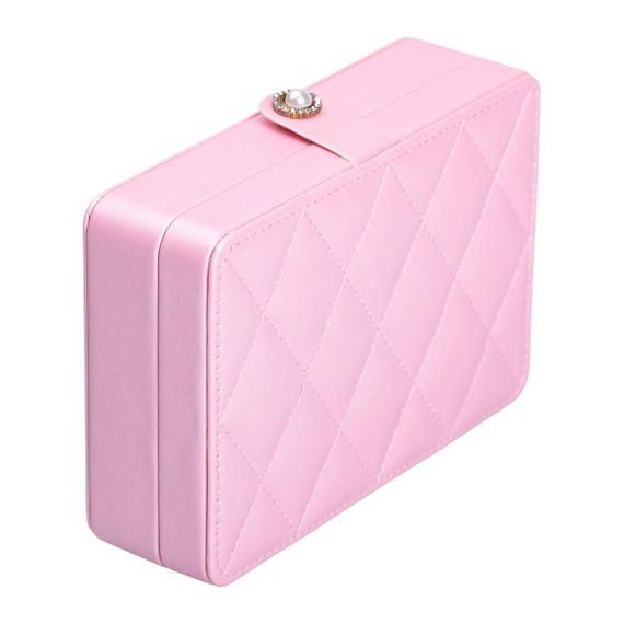 Шкатулка для украшений из эко кожи 16×11×4.7 см органайзер для ювелирных изделий HP-5-30P | Зображення 4