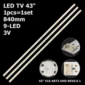 LED підсвітка TV 43" V16 ART3 2563 REV2.3 2-UHD1 6916L-2563A 1шт.