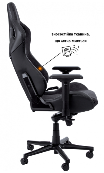 Кресло геймерское GT RACER X-8005 Dark GrayBlack | Зображення 6