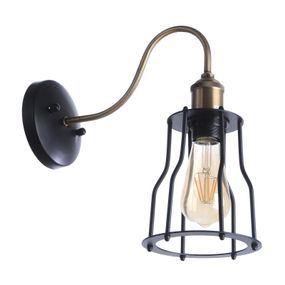 Бра настенное накладное лофт BL-278W/1 Е27 BK