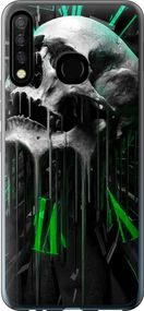 Чехол на Tecno Camon 12 CC7 Череп-часы "4100u-2432-17620"