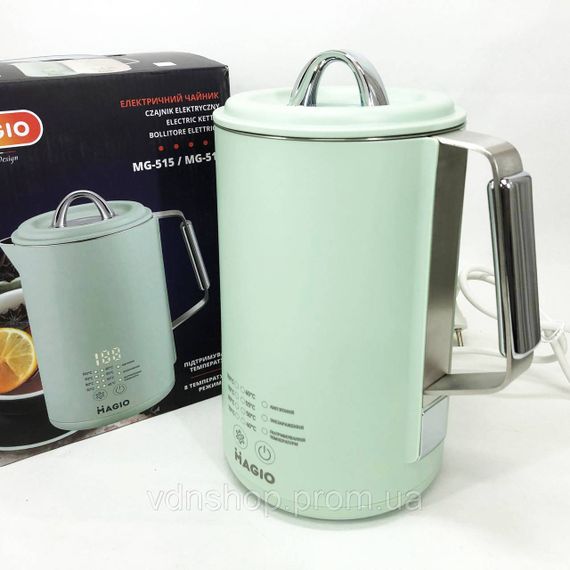 Чайник дисковый Magio, Мощный чайник для кипячения, Красивый кухонный Электрочайник на кухню CS-48 | Зображення 3
