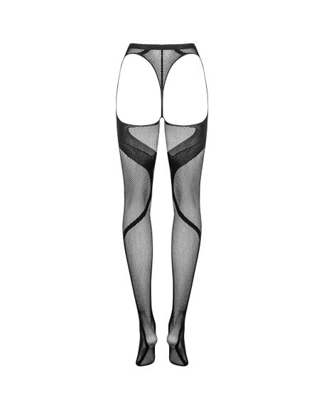Бодистокинг-колготки с доступом Obsessive Tights S336 Черные S/M/L | Зображення 3