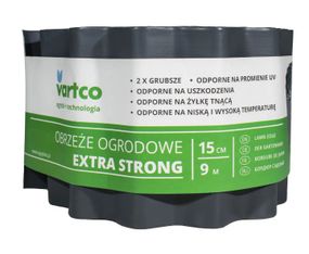 Бордюрна стрічка VARTCO 9 м х 15 см сірий БОРЛ0007