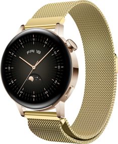 Ремінець 20 мм міланська петля BeWatch для Huawei Watch GT3 42mm Золотий (1010228.7)