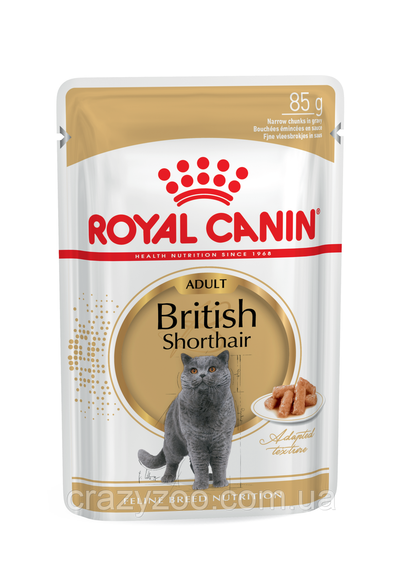 Влажный корм для котов Royal Canin British Shorthair породы британская короткошерстная 85 г