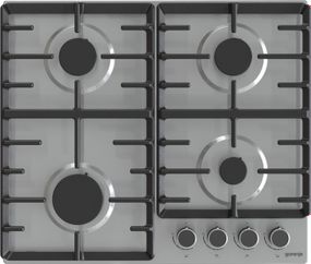 Варочная поверхность Gorenje G642ABX /газовая/газконтроль/ электроподжиг/чугунная решетка/нержавейка (G642ABX)