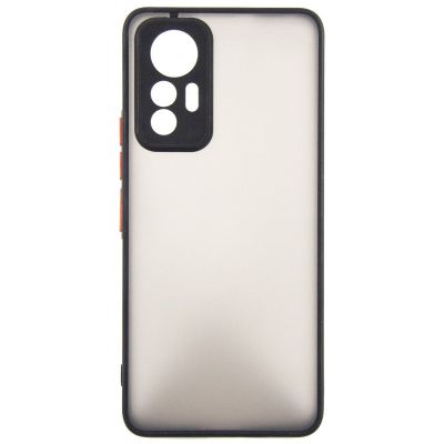 Чехол для мобильного телефона Dengos Matte Xiaomi 12 Lite (black) (DG-TPU-MATT-127)