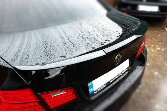 Спойлер LIP V1 (1234 Upgrade, чорний) для BMW 5 серія F-10/11/07 2010-2016рр. | Зображення 3